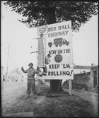 Traffic control on the Red Ball Express