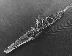 Aerial view of Guam on 13 November 1944