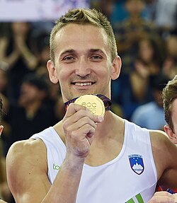 Bertoncelj at the 2015 European Games