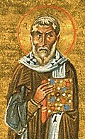 Depiction of Pope Agatho
